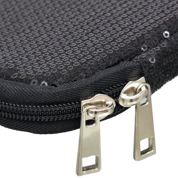 SEQUINS LAPTOP STORAGE PROTECTION SLEEVE ~ BLACK ~ by Nicci - Picture 2 of 4